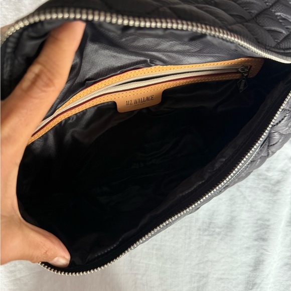 MZ Wallace Black Quilted Crosby Sling - Picture 4 of 8